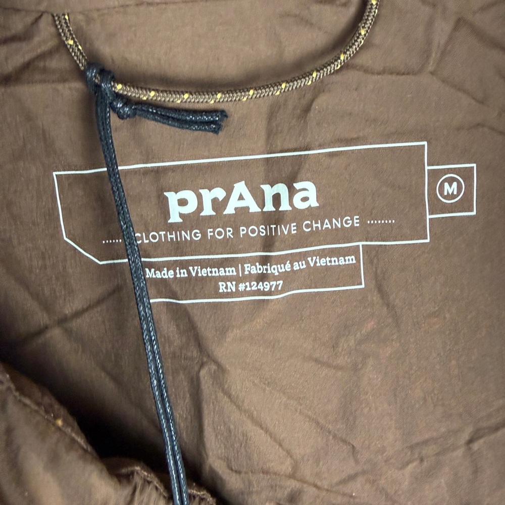 prAna by Columbia Timber Trail Down Puffer Vest Shire Colorblock NWT Size Medium - Picture 5 of 10